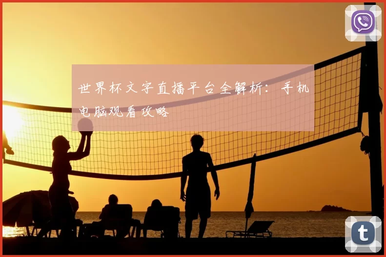 世界杯文字直播平台全解析：手机电脑观看攻略
