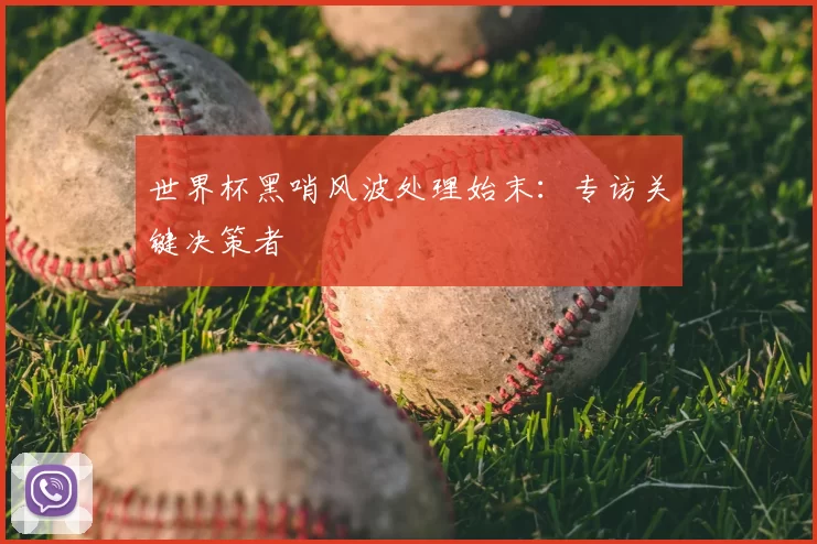 世界杯黑哨风波处理始末：专访关键决策者
