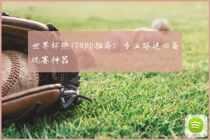 世界杯热门app推荐:专业球迷必备观赛神器