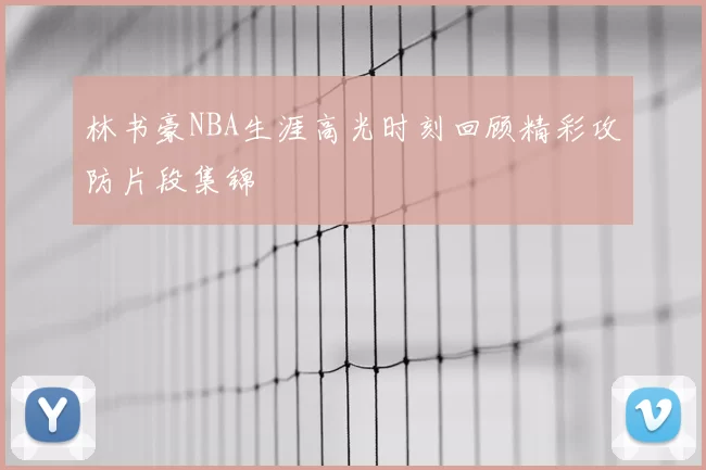 林书豪NBA生涯高光时刻回顾精彩攻防片段集锦